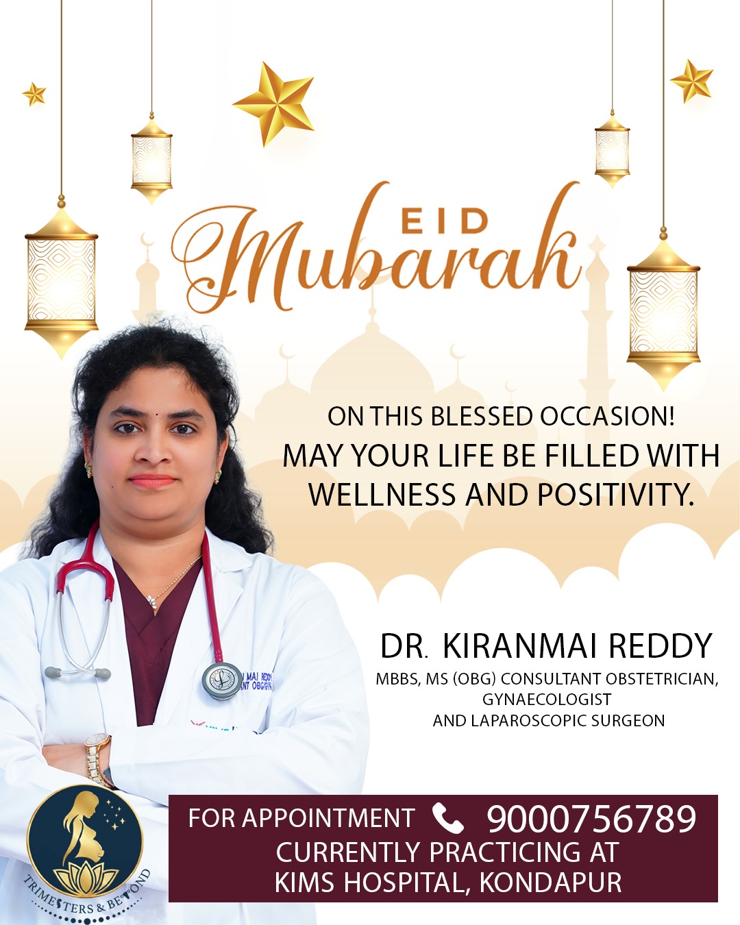 Trusted gynaecology and obstetric care — Dr. Kiranmai Reddy — Instagram post