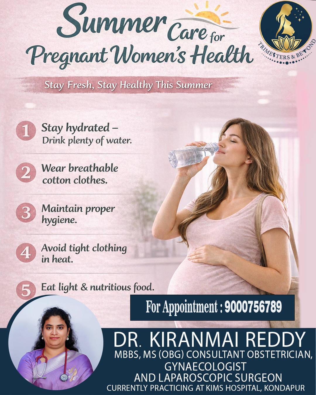 Compassionate pregnancy and womanhood care by Dr. Kiranmai Reddy — Instagram post
