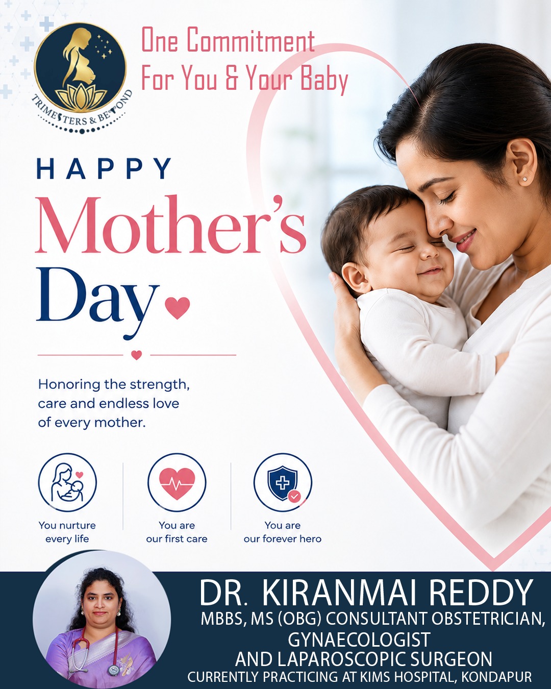 Antenatal and maternity care advice from Dr. Kiranmai Reddy — Instagram post