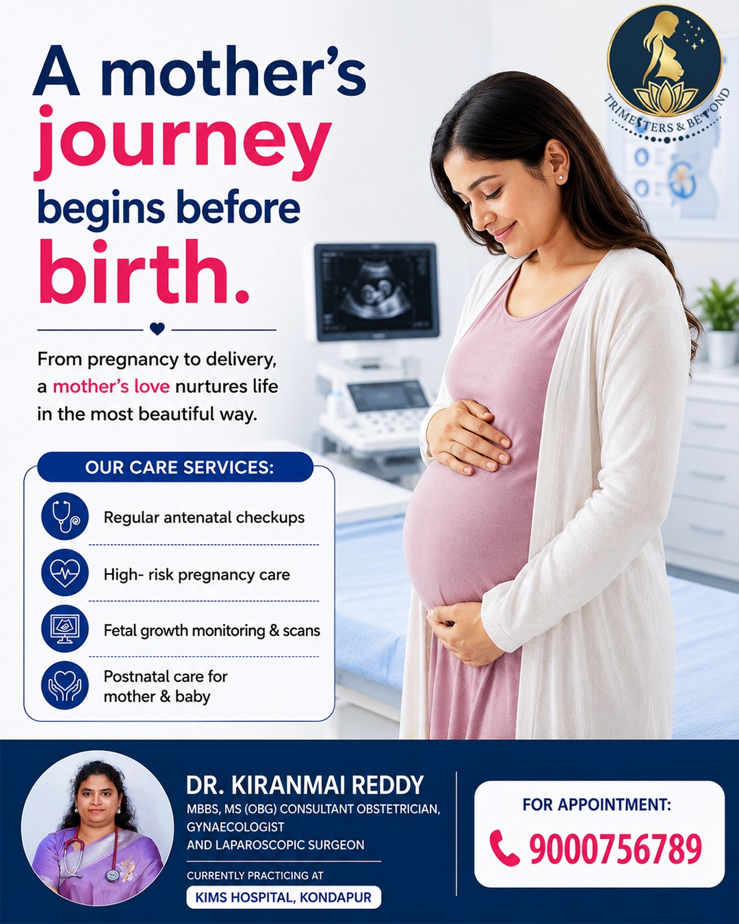 Fertility and reproductive health guidance from Dr. Kiranmai Reddy — Instagram post